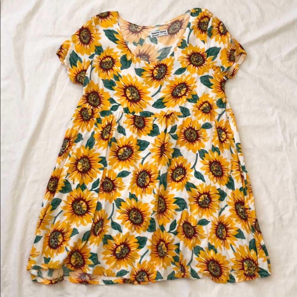 American Apparel Sunflower Babydoll Dress